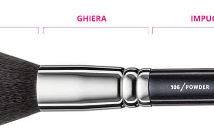 struttura pennello trucco